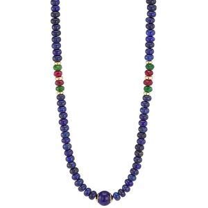 Shashi 18K Gold-Plated & Gemstone Beaded Necklace